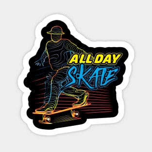 Skateboard Art Design motivational and inspirational quotes Sticker